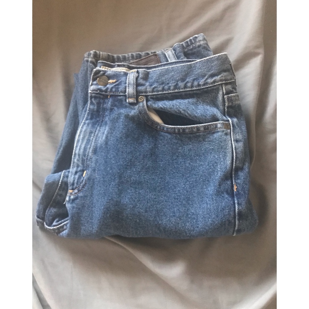 L.L BEAN high waisted straight leg jeans